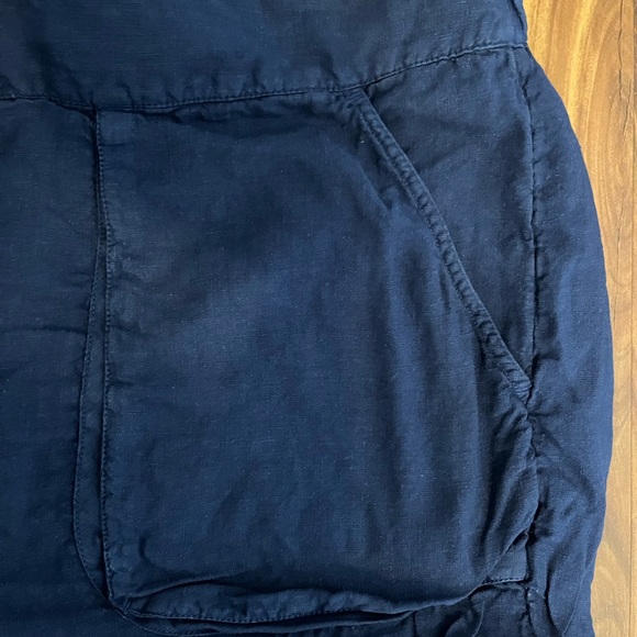 **VINEYARD VINES** Navy Linen Shorts W size XL - Picture 2 of 6